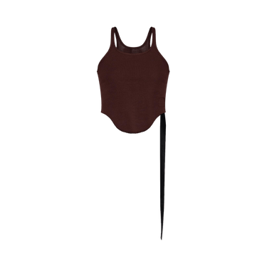 Rick Owens DRKSHDW Basic Cropped Tank 'Brown'