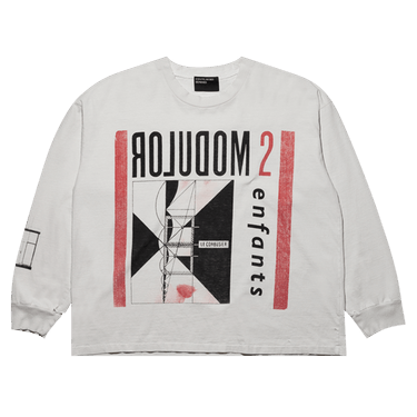 Enfants Riches Déprimés Modular Long-Sleeve T-Shirt 'Vintage White'