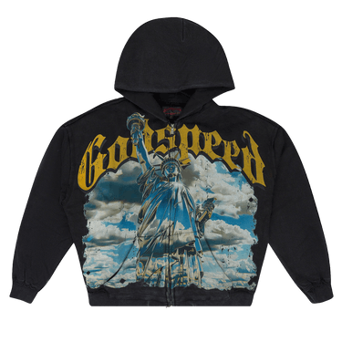 Godspeed Chrome Liberty Zip Hoodie V2 'Black'