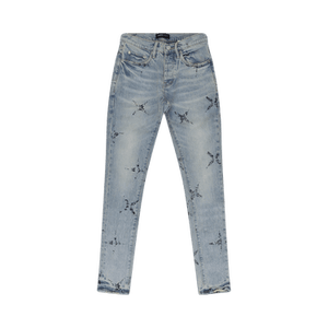 PURPLE BRAND Star Monogram P001 Skinny Jeans 'Blue'