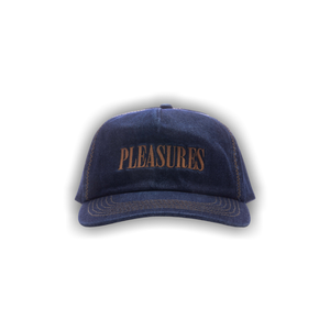Pleasures Zig Zag Denim Cap 'Indigo'