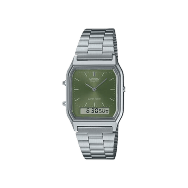 G-SHOCK by Casio Vintage Watch 'Silver/Green'