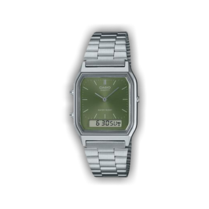 G-SHOCK by Casio Vintage Watch 'Silver/Green'