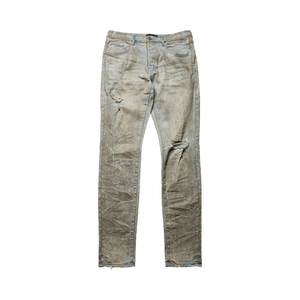 PURPLE BRAND Low Rise Skinny Leg Mud Jean 'Tan'