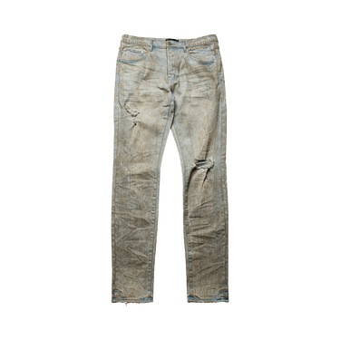 PURPLE BRAND Low Rise Skinny Leg Mud Jean 'Tan'