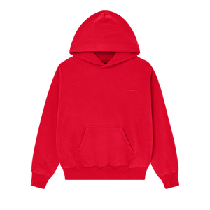PURPLE BRAND Fleece Pullover Hoodie 'Red'