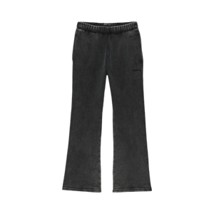 PURPLE BRAND Fleece Flared Pant 'Black'
