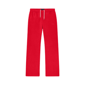PURPLE BRAND Fleece Flared Pant 'Red'