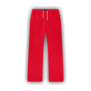 PURPLE BRAND Fleece Flared Pant 'Red'