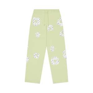 Denim Tears Rhinestone Cotton Wreath Sweatpants 'Mint'