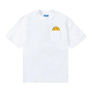 Market Smiley Peek-A-Boo Pocket T-Shirt 'White'
