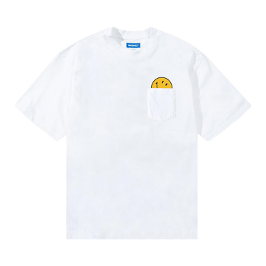 Market Smiley Peek-A-Boo Pocket T-Shirt 'White'