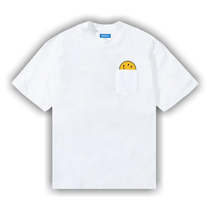 Market Smiley Peek-A-Boo Pocket T-Shirt 'White'