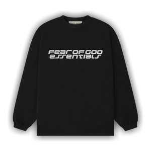 Fear of God Essentials 90's Long-Sleeve Tee 'Vintage Black'