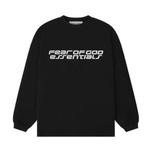Fear of God Essentials 90's Long-Sleeve Tee 'Vintage Black'