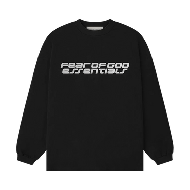 Fear of God Essentials 90's Long-Sleeve Tee 'Vintage Black'