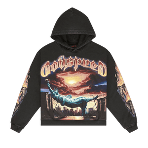 Godspeed Burnt Bridges Hoodie 'Black Wash'