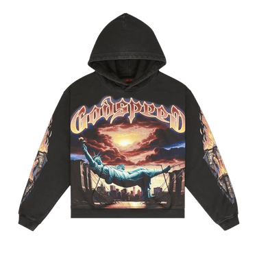 Godspeed Burnt Bridges Hoodie 'Black Wash'