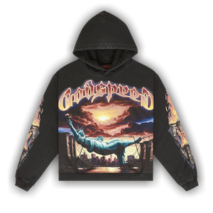 Godspeed Burnt Bridges Hoodie 'Black Wash'