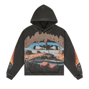 Godspeed On the Run II Hoodie 'Black Wash'