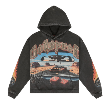 Godspeed On the Run II Hoodie 'Black Wash'