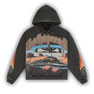 Godspeed On the Run II Hoodie 'Black Wash'