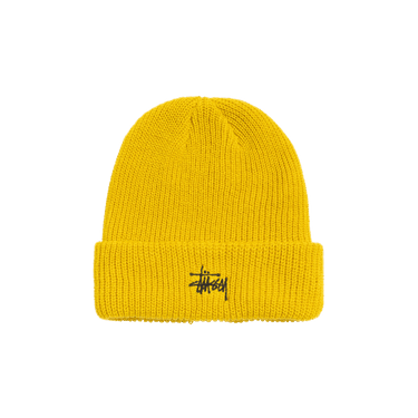 Stussy Basic Stüssy Cuff Beanie 'Hornet Yellow'