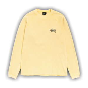 Stussy Basic Stüssy Thermal 'Pale Yellow'