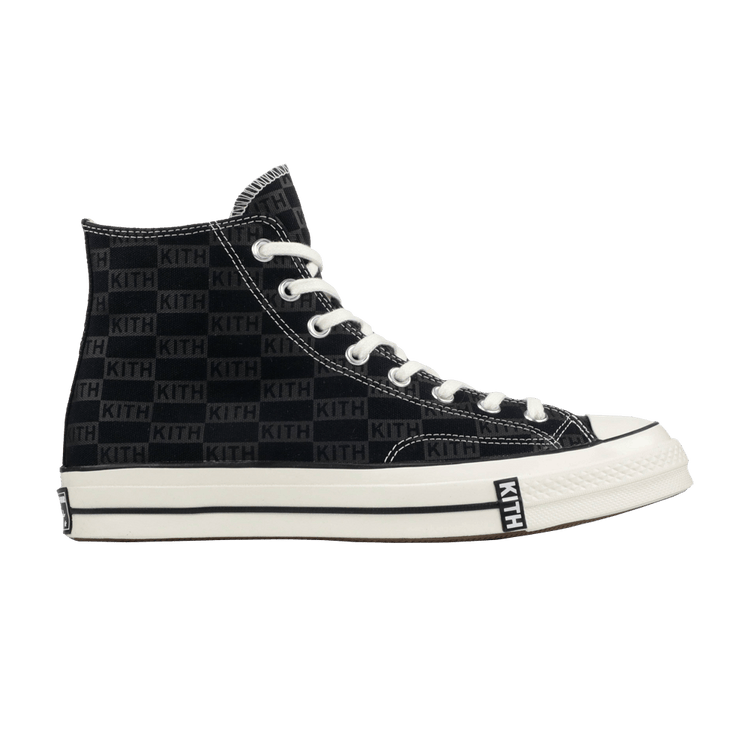Kith x Converse Chuck 70 High 'Black Monogram' 171864C
