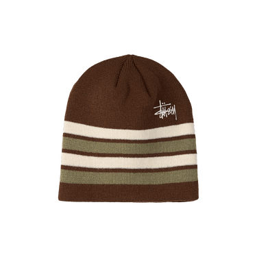 Stussy Basic Striped Skullcap 'Brown'