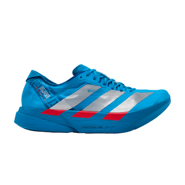 adidas Adizero Adios Pro 4 'Solar Blue Silver Metallic Lucid Red'