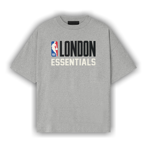 Fear of God Essentials NBA London 90s Fit Tee 'Concrete Heather'