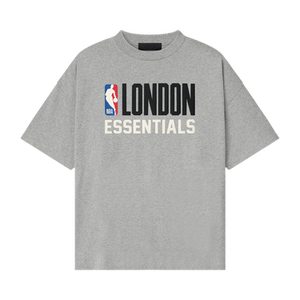 Fear of God Essentials NBA London 90s Fit Tee 'Concrete Heather'