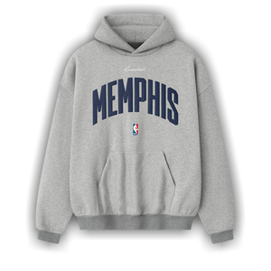 Fear of God Essentials NBA Memphis Grizzlies 90s Hoodie 'Concrete Heather'