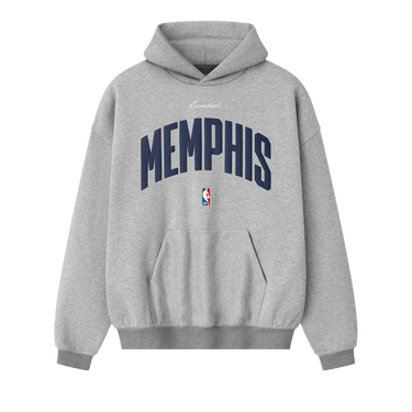 Fear of God Essentials NBA Memphis Grizzlies 90s Hoodie 'Concrete Heather'