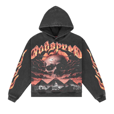 Godspeed Echoes of Empires Hoodie 'Black Wash'
