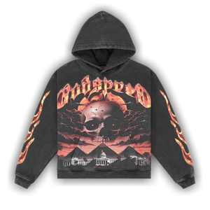 Godspeed Echoes of Empires Hoodie 'Black Wash'