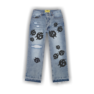 Godspeed Scattered GS Logo Denim 'Blue Wash'
