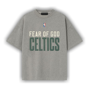 Fear of God Essentials x NBA Celtics 90's Tee 'Concrete Heather'