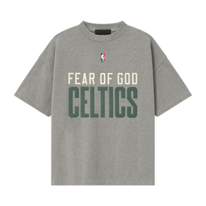 Fear of God Essentials x NBA Celtics 90's Tee 'Concrete Heather'