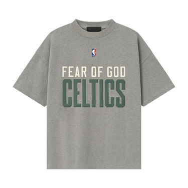 Fear of God Essentials x NBA Celtics 90's Tee 'Concrete Heather'