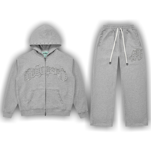 Godspeed Symmetric Studded Sweatsuit V2 'Heather Grey VVS'