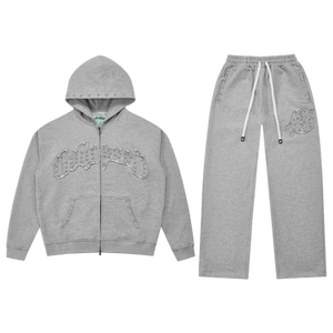 Godspeed Symmetric Studded Sweatsuit V2 'Heather Grey VVS'