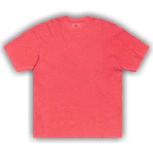 Stussy Pigment Dyed Short-Sleeve Thermal 'Washed Red'