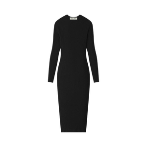Fear of God Essentials Rib Long-Sleeve Dress 'Vintage Black'