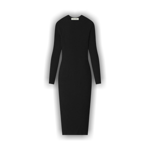 Fear of God Essentials Rib Long-Sleeve Dress 'Vintage Black'