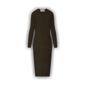 Fear of God Essentials Rib Long-Sleeve Dress 'Brown'