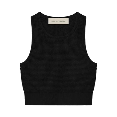 Fear of God Essentials Waffle Sport Tank 'Vintage Black'