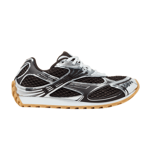 Bottega Veneta Wmns Orbit Low Top Lace-Up 'Fondant Silver'