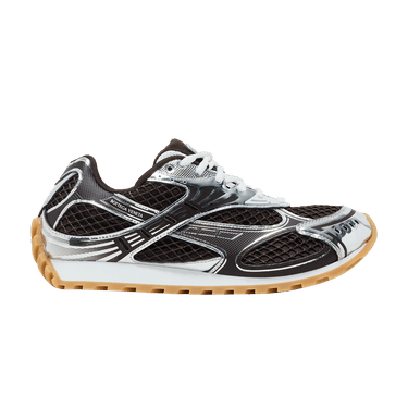 Bottega Veneta Wmns Orbit Low Top Lace-Up 'Fondant Silver'